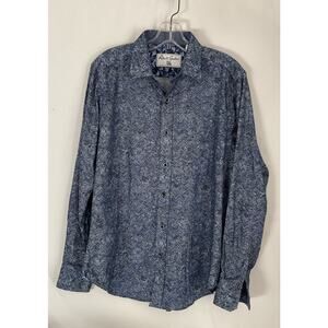 Robert Graham Classic Fit Cosmic Wave Printed Long Sleeve Men’s Small Shirt